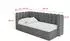 ALTDECOR Hugy Jugendbett mit Bettkasten 80x200cm, dunkelgrau (800001941170)