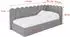 ALTDECOR ARTY Jugendbett mit Bettkasten, 90x200cm, grau (800001941251)