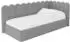 ALTDECOR ARTY Jugendbett mit Bettkasten, 90x200cm, grau (800001941251)