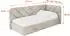 ALTDECOR Fiky Jugendbett mit Bettkasten und Matratze, 90x200cm, beige (800001942314)