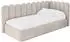 ALTDECOR Arty Jugendbett mit Bettkasten und Matratze, beige, 80x200cm (800001942430)