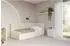 ALTDECOR BEMY Jugendbett mit Bettkasten und Lattenrost, 90x200cm, beige (800001941558)