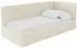 ALTDECOR BEMY Jugendbett mit Bettkasten und Lattenrost, 90x200cm, beige (800001941558)