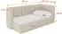 ALTDECOR Hugy Jugendbett mit Bettkasten, 100x200cm, beige (800001941553)