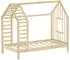 ML-Design Hausbett mit Dach und Fenster, Kiefernholz, 80x160cm (490019298)