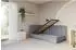 ALTDECOR Arty Jugendbett mit Bettkasten und Matratze, grau, 90x200cm (800001942087)