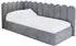 ALTDECOR Arty Jugendbett mit Bettkasten und Matratze, grau, 90x200cm (800001942087)