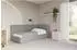 ALTDECOR AURY Jugendbett mit Bettkasten 100x200cm, grau (800001942023)