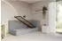 ALTDECOR AURY Jugendbett mit Bettkasten 100x200cm, grau (800001942023)