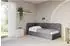 ALTDECOR Fiky Jugendbett mit Bettkasten 90x200cm, dunkelgrau (800001941758)