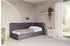 ALTDECOR Aury Jugendbett mit Bettkasten, Polster, dunkelgrau, 90x200cm (Casablanca 2315)