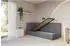 ALTDECOR Aury Jugendbett mit Bettkasten und Matratze, 80x200cm, dunkelgrau (800001942306)
