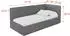 ALTDECOR BEMY Jugendbett mit Bettkasten, Polsterbett 80x200cm, dunkelgrau (800001942181)