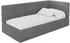 ALTDECOR BEMY Jugendbett mit Bettkasten, Polsterbett 80x200cm, dunkelgrau (800001942181)