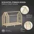 ML-Design Hausbett mit Dach, Matratze & Lattenrost, Kiefernholz, 90x200cm, natur (490019851)