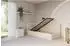 ALTDECOR BEMY Jugendbett mit Bettkasten 90x200cm, dunkelbeige (800001942230)