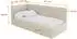 ALTDECOR BEMY Jugendbett mit Bettkasten 90x200cm, dunkelbeige (800001942230)