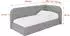 ALTDECOR Jovy Jugendbett mit Bettkasten und Matratze, 100x200cm, grau (800001941976)