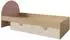 Mirjan24 Lexi 13 Jugendbett mit 2 Schubladen, Eiche/rosa, 90x200cm (800001792994)
