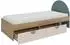 Mirjan24 Lexi 13 Jugendbett mit 2 Schubladen, Eiche/rosa, 90x200cm (800001792994)