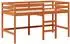 vidaXL Hochbettrahmen Kiefernholz, wachsbraun, 90x190cm (3422776)
