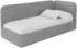 ALTDECOR Elsy Jugendbett mit Bettkasten und Matratze, 90x200cm, grau (800001942393)