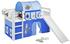 Lilokids Spielbett JELLE mit Rutsche und Vorhang