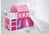 Lilokids Spielbett JELLE mit Rutsche und Vorhang