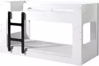 Vipack Hochbett "Luca, Liegefl&auml;che oben 90/200, moderne zeitlose Optik" B/H/T ca.