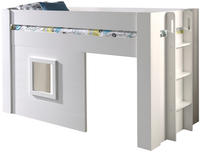 Vipack Hochbett "Noah, ein tolles Budenbett mit hoher Standfestigkeit, wei&szlig;