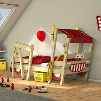 Wickey CrAzY Sparky Max im Feuerwehr-Look 90x200 cm (630517)