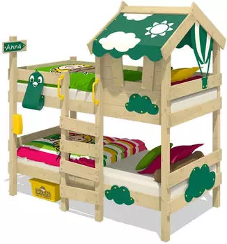 Wickey CrAzY Daisy mit Lattenboden und Dach 90x200 cm (630827)