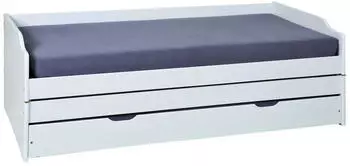 Inter Link Funktionscouch 3 fach Lotar weiss 90 x 200 cm (20900257)