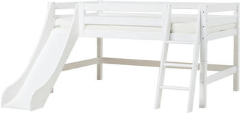 Hoppekids Halbhochbett 120x200cm mit Rutsche