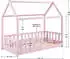 Juskys Marli 80x160cm mit Lattenrost rosa