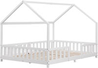 Hausbett Sisimiut 70x140 cm Holzfarben [en.casa]