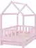Juskys Marli 80x160cm mit Lattenrost und Bettkasten rosa
