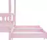 Juskys Marli 80x160cm mit Lattenrost und Bettkasten rosa