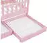 Juskys Marli 80x160cm mit Lattenrost und Bettkasten rosa