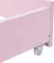 Juskys Marli 80x160cm mit Lattenrost und Bettkasten rosa