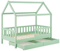Kinderbett Marli 80 X 160 Cm Mit Bettkasten 2-teilig, Rausfallschutz, Lattenrost &