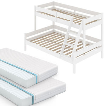 VitaliSpa EVEREST Stockbett 207x131 x138,9cm wei&szlig; (28783)