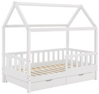 Kinderbett Marli 90 X 200 Cm Mit Bettkasten 2-teilig, Rausfallschutz, Lattenrost &