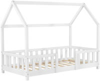 Hausbett Sisimiut 80x160 cm Wei&szlig; [en.casa]