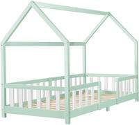 Hausbett Sisimiut 90x200 cm Mintgr&uuml;n / Wei&szlig; [en.casa]