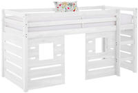 OTTO home Hochbett "Alpi" aus Kiefernholz, inklusive Leiter und Panel,