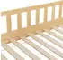 Juskys Marli 80x160cm mit Lattenrost und Bettkasten natur
