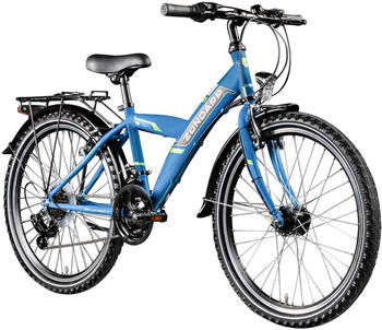Zündapp M724 24" Fahrrad 130 - 145 cm MTB Jugendrad blau