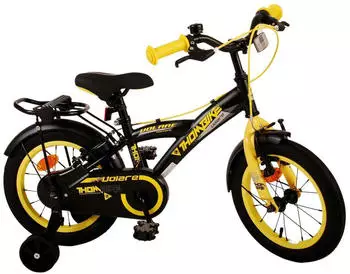 Volare Thombike Jungen 14 Zoll Schwarz Gelb