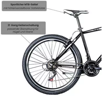 Galano Path Mountainbike 26 Zoll Jugendfahrrad ab 160 cm 21 Gänge – Robustes Design für vielseitige Einsätze